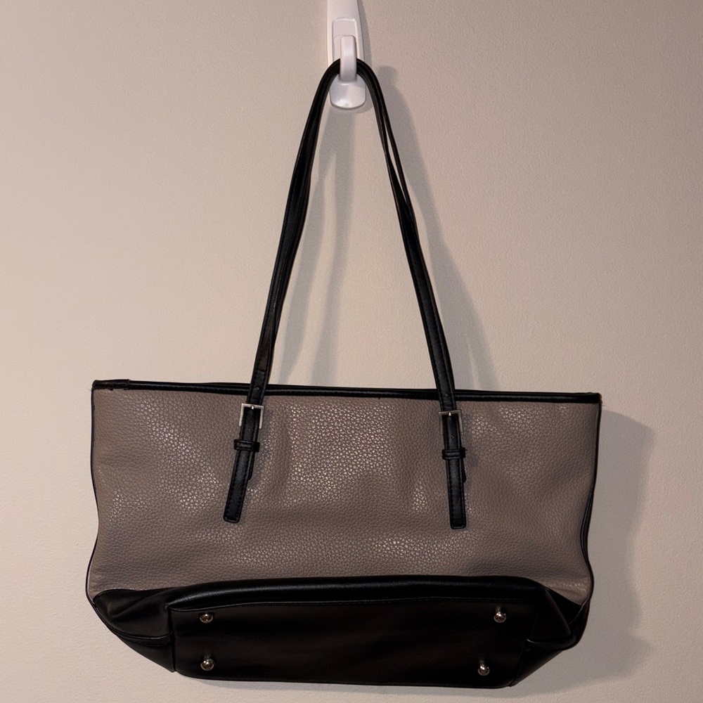 🏡 Nine West Women's Tote Bag - Black & Tan - OS - Picture 9 of 13